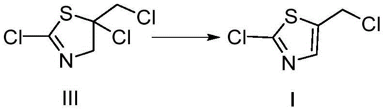 Chemical conversion of byproduct Formula III to product Formula I using saturated sodium chloride
