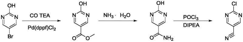 Palladium catalyzed route with high raw material costs