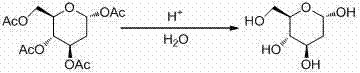 Acid-catalyzed hydrolysis step converting protected intermediate to final 2-Deoxy-D-Glucose