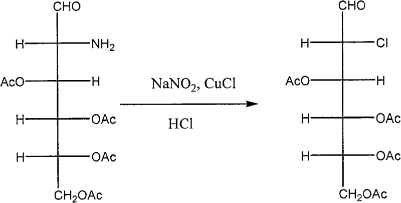 Diazotization and Chlorination Reaction Scheme
