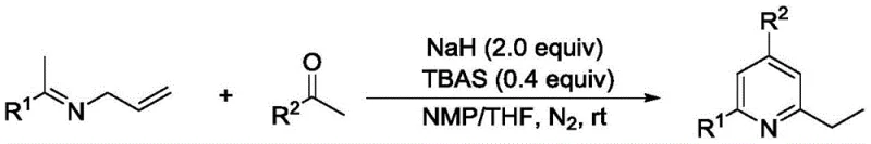 Reaction mechanism for metal-free synthesis of pyridine derivatives