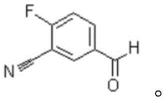 Structure of the target product 2-fluoro-5-formylbenzonitrile