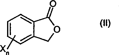General Formula II of 2-benzo[c]furanone (phthalide)