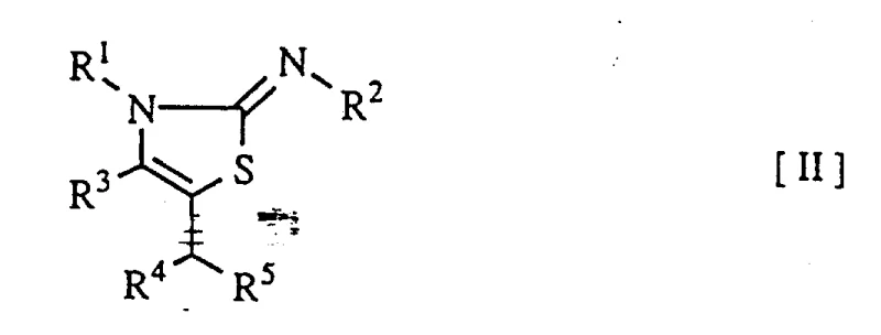 General formula of 2-iminothiazoline derivatives (Formula II) produced via the novel acid treatment method