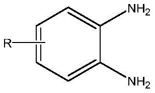 General structural formula of o-phenylenediamine compounds showing substituent R positions
