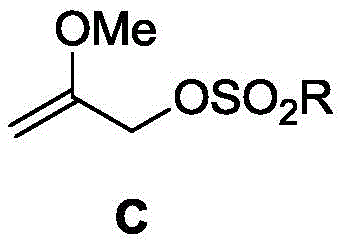 General chemical structure of the novel 2-methoxyallyl sulfonate compound C