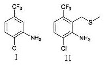 Reaction scheme showing the two-step synthesis of 2-methyl-3-trifluoromethyl aniline from compound 137-1 via intermediate 137-A