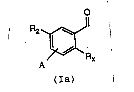 General structure of 2-substituted benzaldehydes (Formula Ia) used as pharmaceutical intermediates