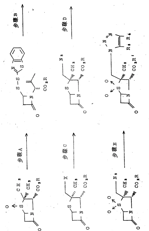 Conventional multi-step synthesis route showing hazardous azide and acetylene intermediates