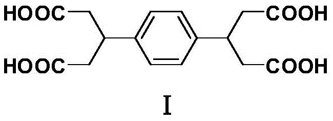 Chemical structure of 3,3'-(1,4-phenylene) diglutaric acid (I)