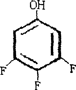 Chemical structure of 3,4,5-Trifluorophenol showing the trifluoro substitution pattern on the phenol ring