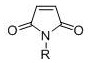 General electrochemical reaction scheme showing maleimide and bromide converting to 3,4-dibromomaleimide