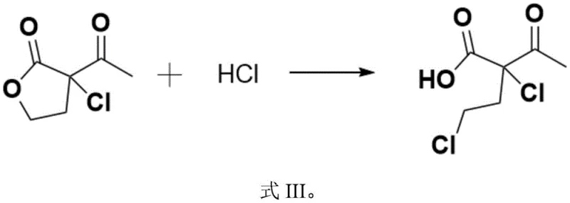 Ring-opening and chlorination reaction mechanism leading to the open-chain intermediate