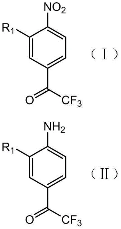 General reaction scheme showing the conversion of Compound I to Compound IV via reduction, halogenation, and substitution steps