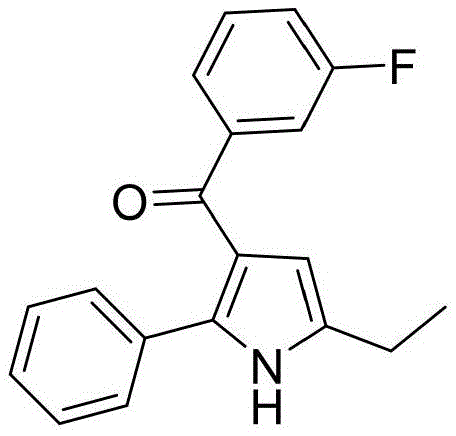 Structure of product 3a showing fluorine substitution tolerance