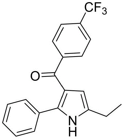 Structure of product 3d showing trifluoromethyl group tolerance