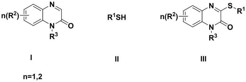 General reaction scheme for electrocatalytic synthesis of 3-alkylthio quinoxalinone derivatives from unfunctionalized precursors