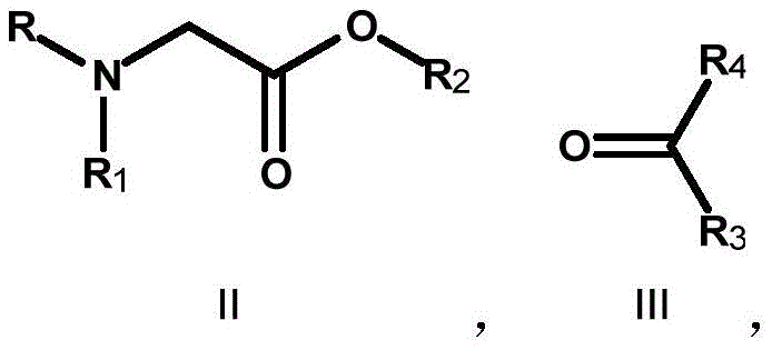 General synthesis route from Compound II and III to VI