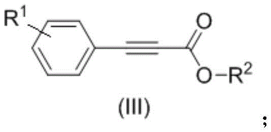 General reaction scheme for one-pot synthesis of 3-arylpropiolate esters from phenylacetylenes