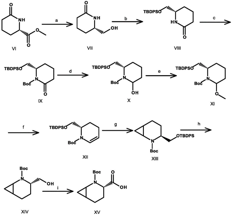 Conventional 9-step synthesis route showing low yield and complex operations