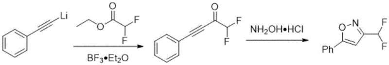 Prior art synthesis method by Linderman showing harsh conditions and low selectivity