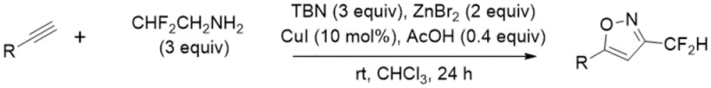 Specific reaction conditions and reagents for the one-pot synthesis