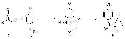 Two-step NHC-catalyzed mechanism showing room temperature cycloaddition followed by Lewis acid-promoted aromatization in a single reaction vessel