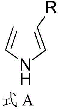 General chemical structure of 3-substituted-1H-pyrrole showing variable R group