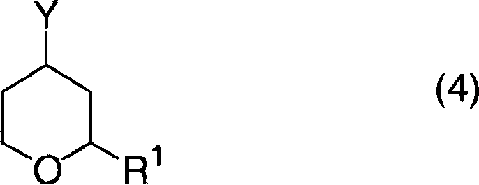 Structure of 2-substituted tetrahydropyran-4-sulfonate precursor