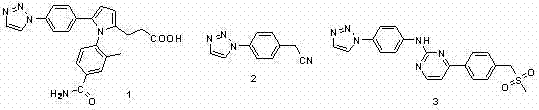 Examples of bioactive drugs containing 1,2,3-triazole structures such as Tazobactam