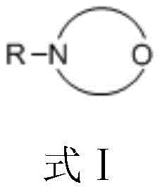 General structure of saturated nitrogen-oxygen heterocyclic promoter Formula I used in PCMX synthesis
