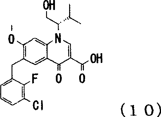 Synthetic flow process converting intermediate (7-1) to final Compound (10) via cyclization and coupling