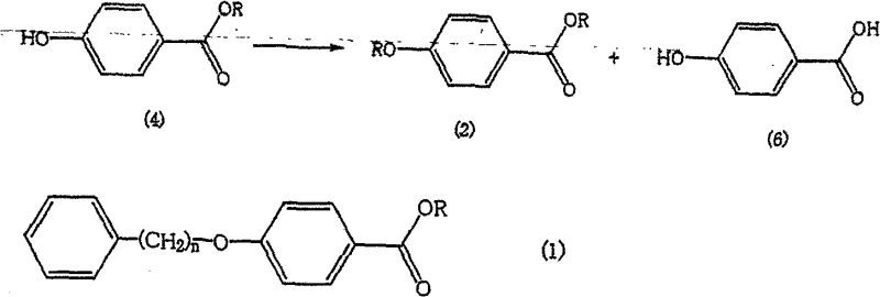 Reaction scheme showing the formation of target ester (1) alongside problematic byproduct esters (2) and acids (6)