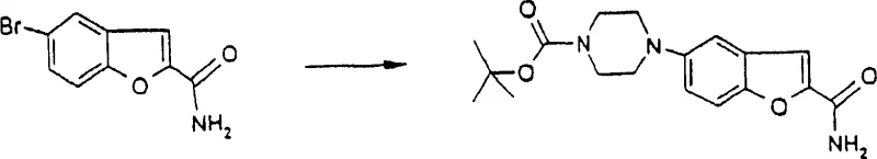 Synthesis of BOC-protected benzofuran intermediate via Pd catalysis