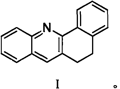 Chemical structure of 5,6-dihydrobenzo[c]acridine (Formula I)