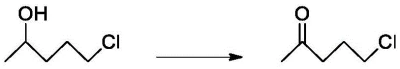 Catalytic oxidation of alcohol to 5-chloro-2-pentanone using composite catalyst