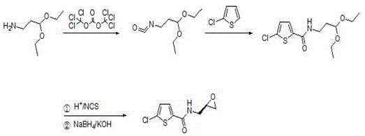 Novel 3-step synthesis route starting from achiral 1-amino-3,3-diethoxypropane