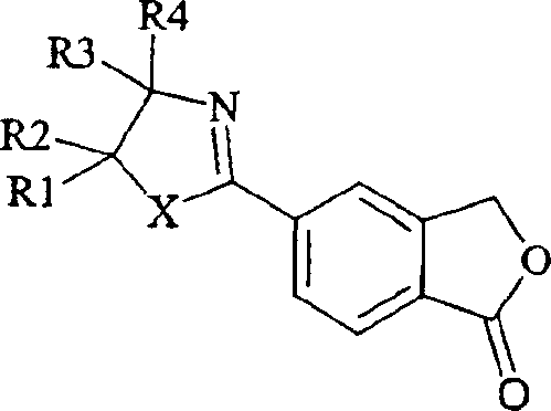 Chemical structure of Formula IV intermediate critical for 5-cyanophthalide synthesis