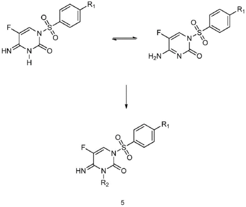 Overview of Route 2 for the preparation of N3-alkylated compounds
