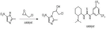 Novel organocatalytic synthesis of Ornidazole using epichlorohydrin and thiourea catalyst