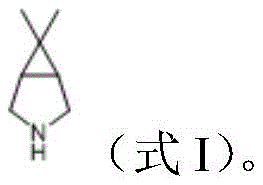 Chemical structure of 6,6-dimethyl-3-azabicyclo[3.1.0]hexane (Formula I)