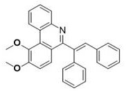 Molecular structure of Compound 3 with dimethoxy substitution pattern achieving 71% yield