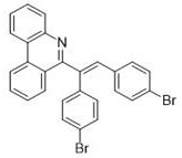 Molecular structure of Compound 4 containing brominated phenyl groups synthesized at 82% yield