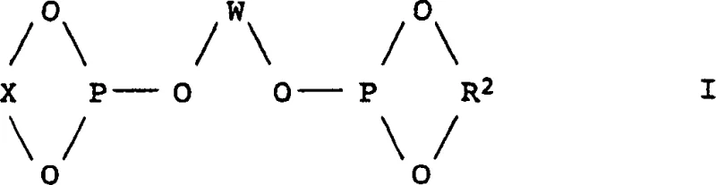 General chemical structure of polyphosphite ligand Formula I for catalyst modification