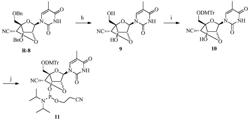 Synthesis of phosphoramidite derivatives for oligonucleotide assembly