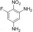 Chemical structure of the novel compound 6-fluoro-2,4-diaminonitrobenzene