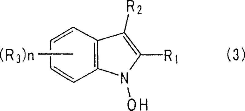 Chemical structure of the 1-hydroxyindole intermediate and its tautomeric N-oxide form
