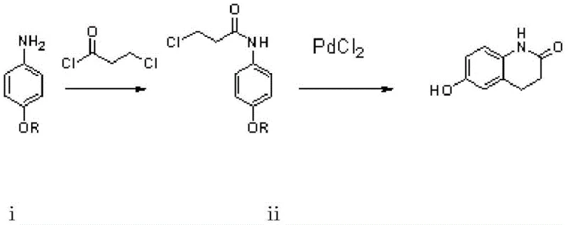 Novel Pd-catalyzed synthesis route from p-alkoxyaniline to quinolinone