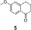 Chemical structure of 6-methoxy-1-tetralone (Compound 5), a key steroid intermediate