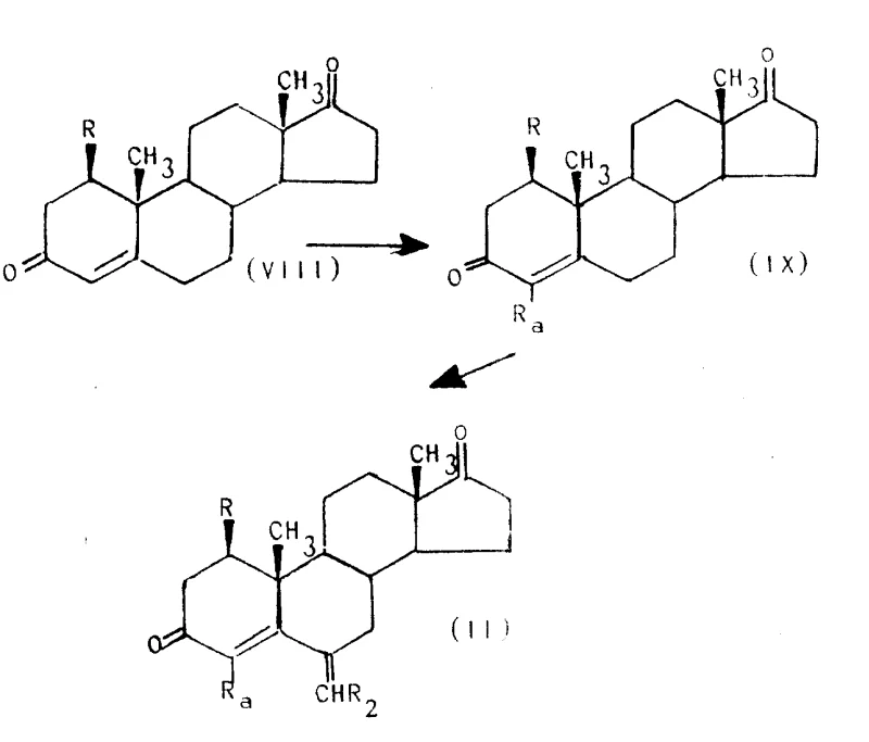 Synthetic route showing alkylation and condensation steps to construct the 6-alkylidene moiety